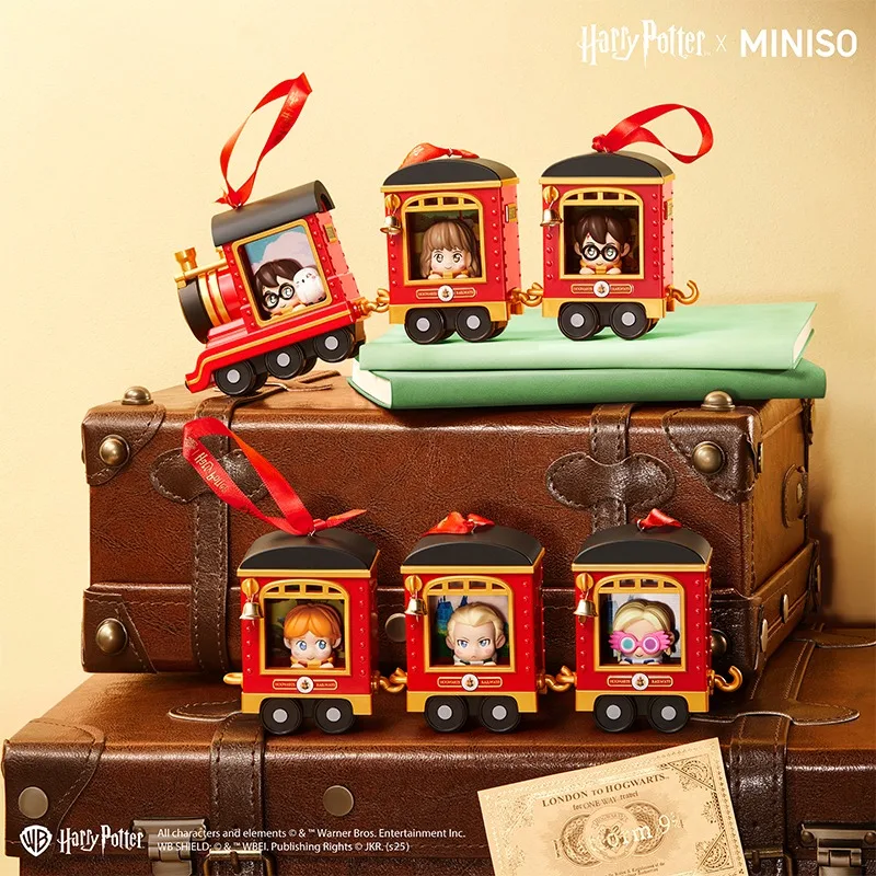 

В наличии оригинальный MINISO Гарри Поттер серии Hogwarts Express слепая коробка кулон орнамент подарок аниме фигурка Коллекционная игрушка