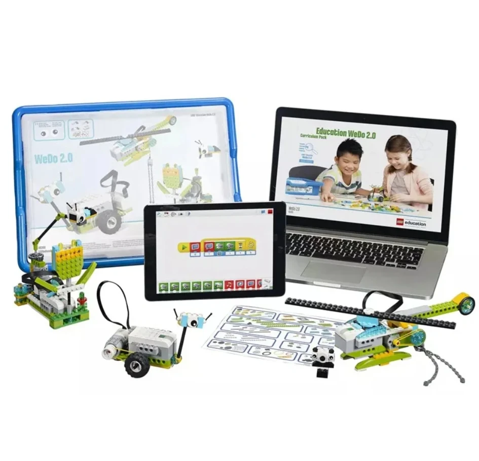 

NEW Building Blocks WeDo 3.0 Robotics Construction Motors Sensors Set Compatible with Wedo 2.0 Educational Electric STEM DIY Toy