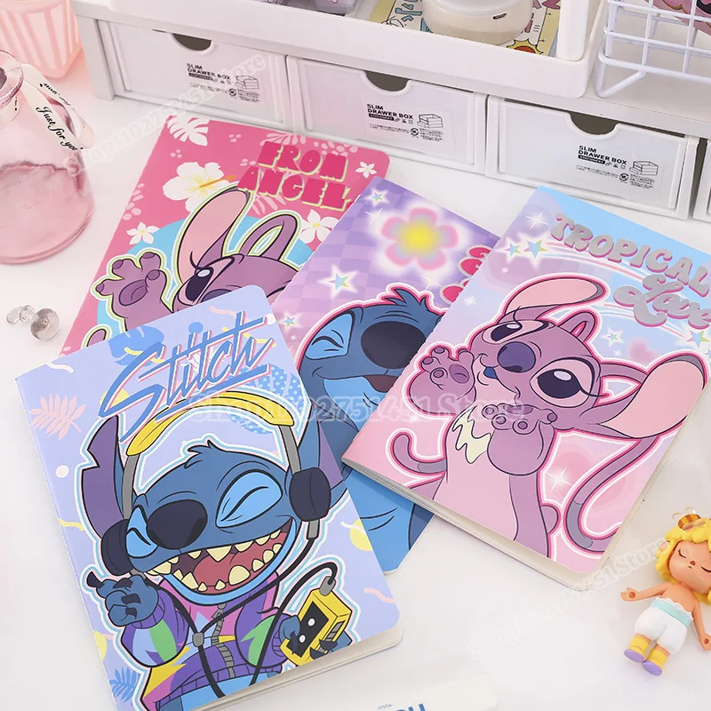 Śliczne notesy Disney Stitch Bloki do pisania dla dzieci Dziennik dla dzieci Planner Książki A5 Lilo & Stich Draft Diary Artykuły szkolne Prezent