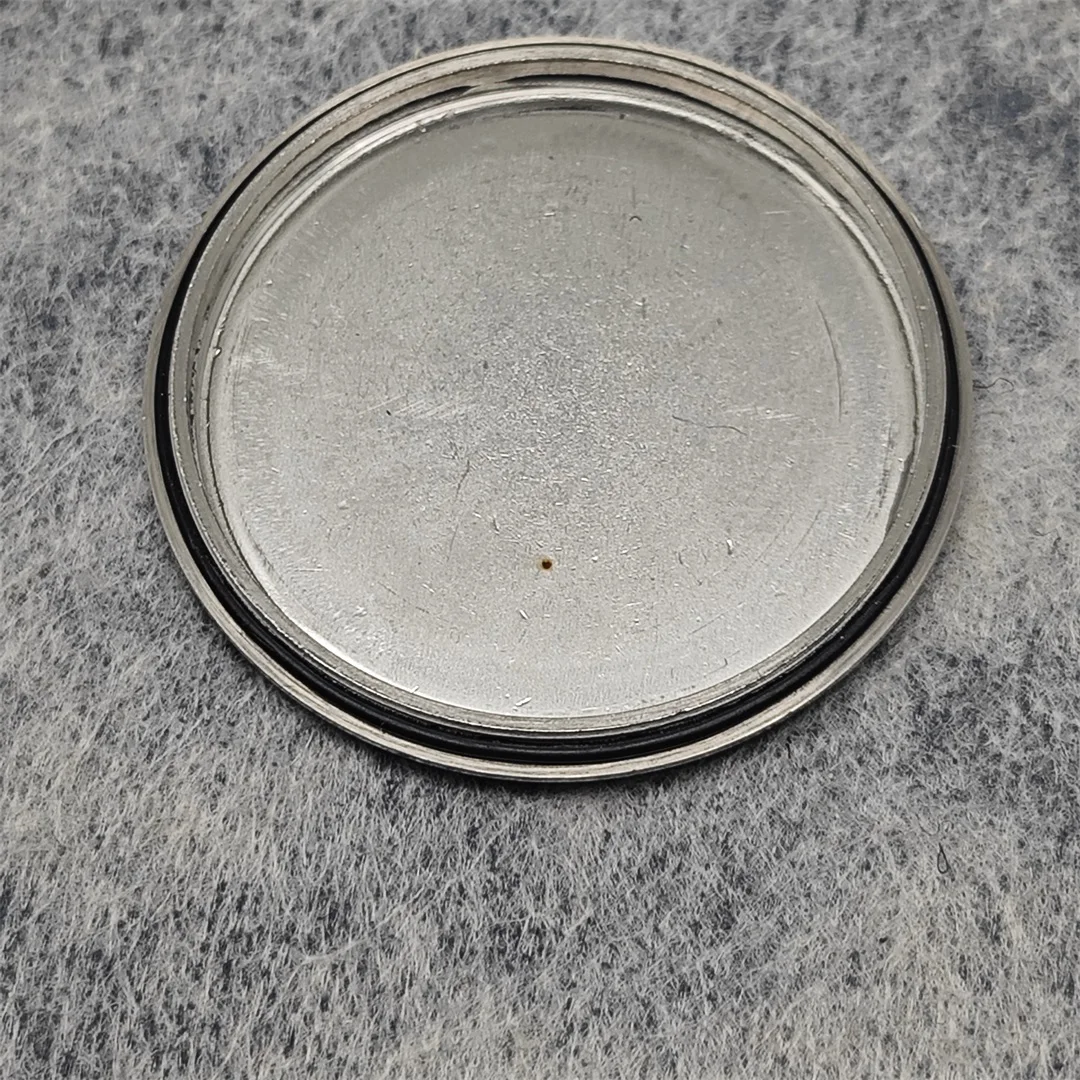 Bagian Modifikasi Jam Tangan Penutup Belakang Baja Tahan Karat GS 37mm Cocok untuk Casing Jam Tangan Tekstur Kayu Birch Putih 39.5mm Kami