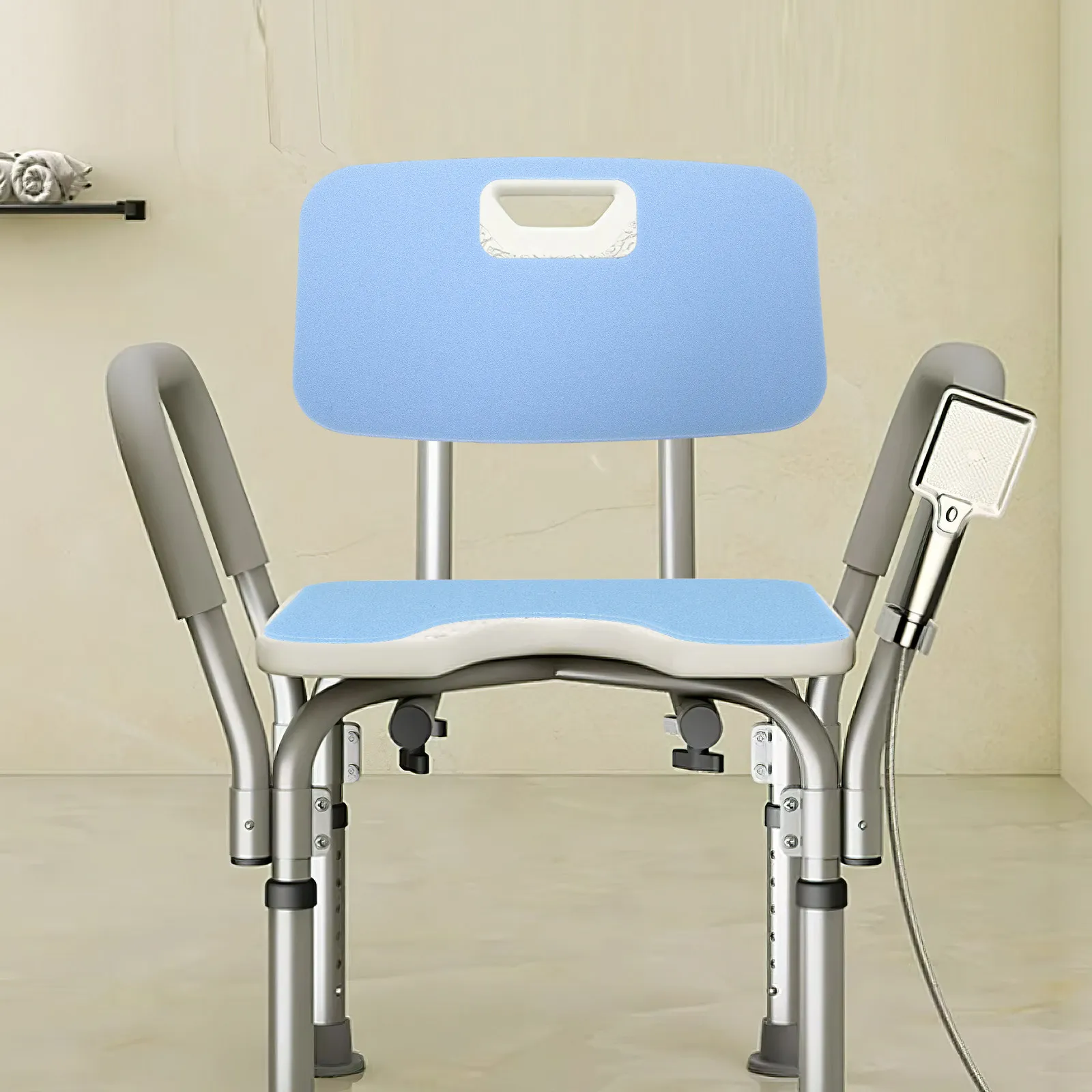 

Комплект из 1 водонепроницаемой нескользящей подушки для сиденья в душевой кабине/на стуле, мягкая, удобная, универсальная, для пожилых людей и людей с ограниченными возможностями, легко устанавливается