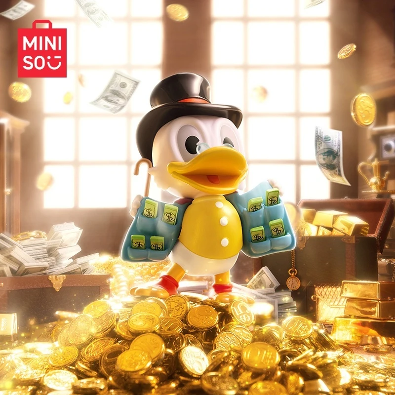 Miniso Mystery Box Disney Donald Ente Abdeckung Modell Blind Box Puppe Ornament Desktop 90 Jubiläum Anime Figuren Geburtstags geschenk Spielzeug