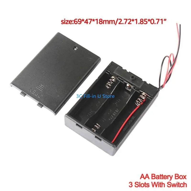 Держатель аккумулятора G8TA для корпуса AA Аккумуляторная пластиковая коробка хранения с 3 4 6 8 SLO