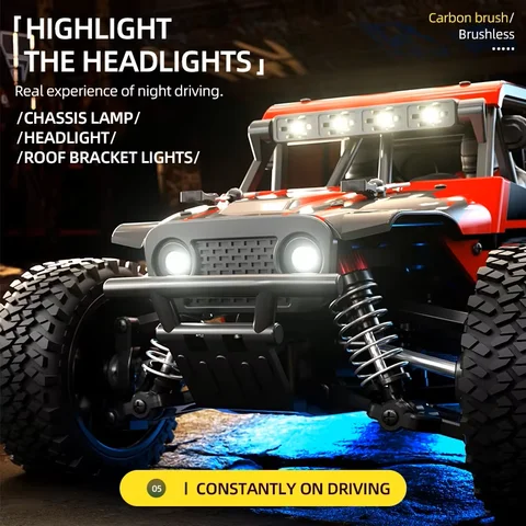 1:20 Skala 4WD RC Bil 50 km/h Terrängdrift Monster Truck Borstlös Motor Fjärrstyrd Racingbil För Barn Vuxna Utomhuslek 8 best sales RC-bilar 50 km/h - №8