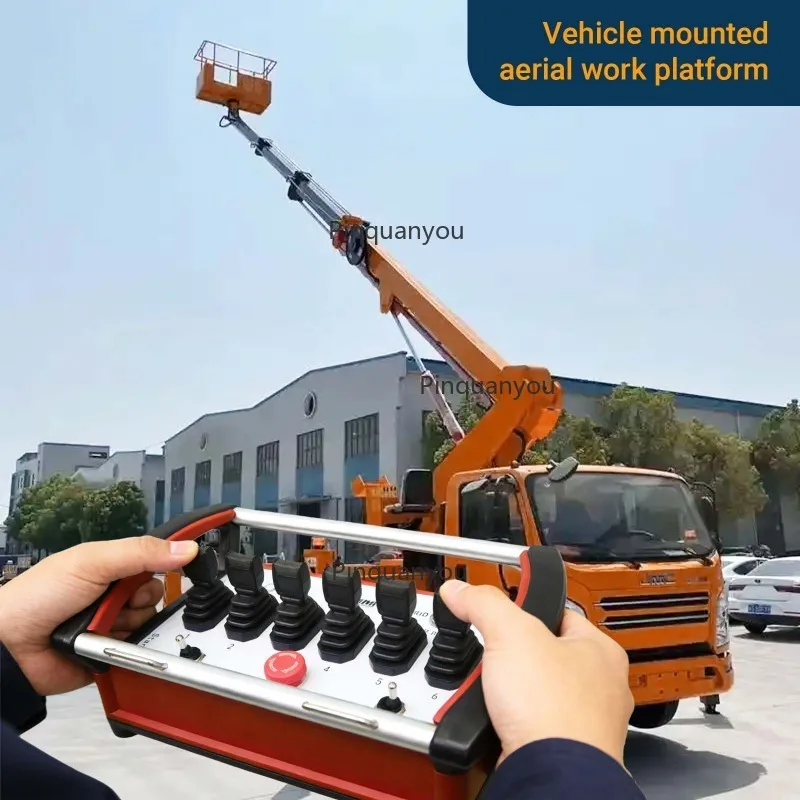 

Гидравлический пропорциональный беспроводной пульт с 6 джойстиками, 6 моторами и стабильной передачей сигнала