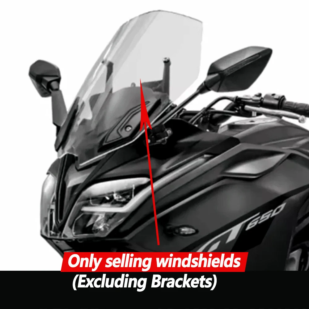 

For CFMOTO CF400 GT650 650GT windshield modification high-quality front windshield and high windshield panel accessories