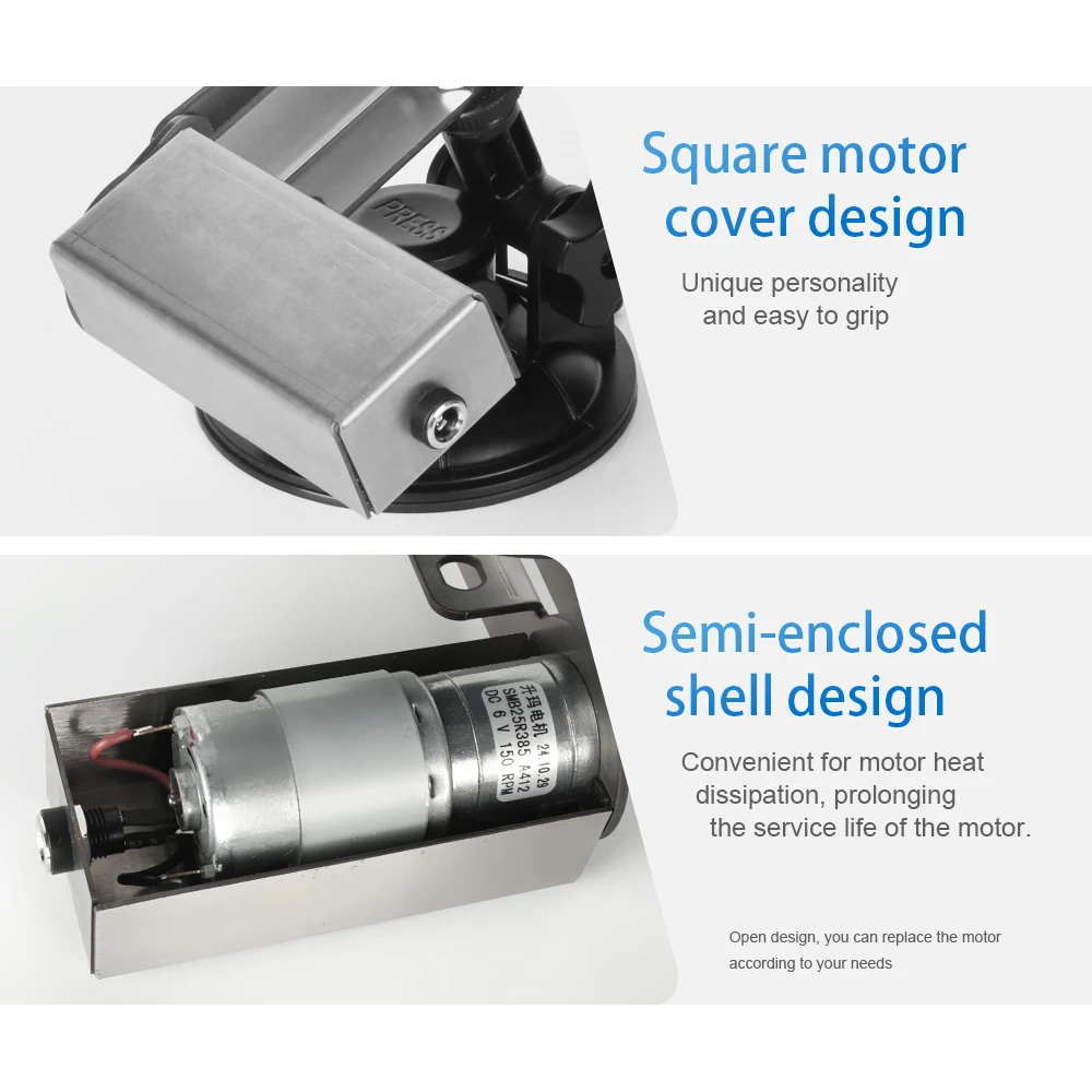 Neuester Stil, 45 mm Hub, Mini-Teleskop-Linearantrieb, DC 3–24 V, 2 A, 30–400 U/min, Teleskop-Linearantrieb mit 60 mm Platte