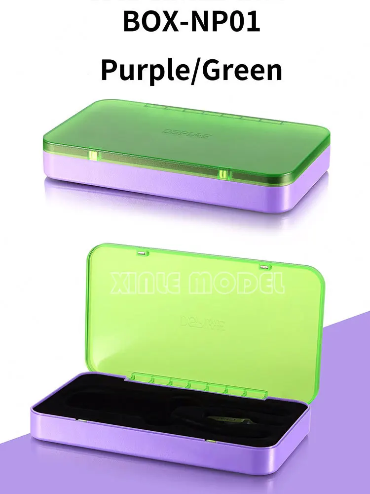 SCATOLA DSPIAE Scatola portaoggetti magnetica opaca per pinze per attrezzi, scatola portaoggetti per pinze per morso, adatta per strumenti modello militare, hobby fai da te