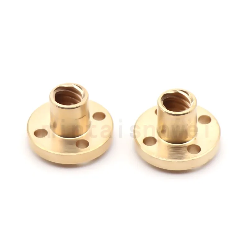 3D-Druckerzubehör T8-Schraubenmutter, Teilung 2 mm Steigung 8/2 mm Trapezschraube Messingmutter