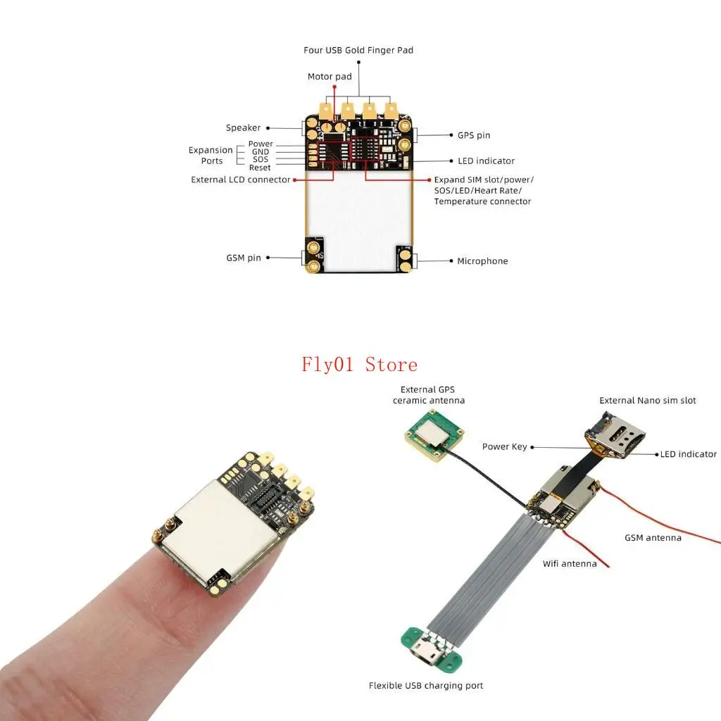 Автомобильный мотоцикл Car GPS Real для отслеживания времени устройства бесплатно веб -приложение Tracki