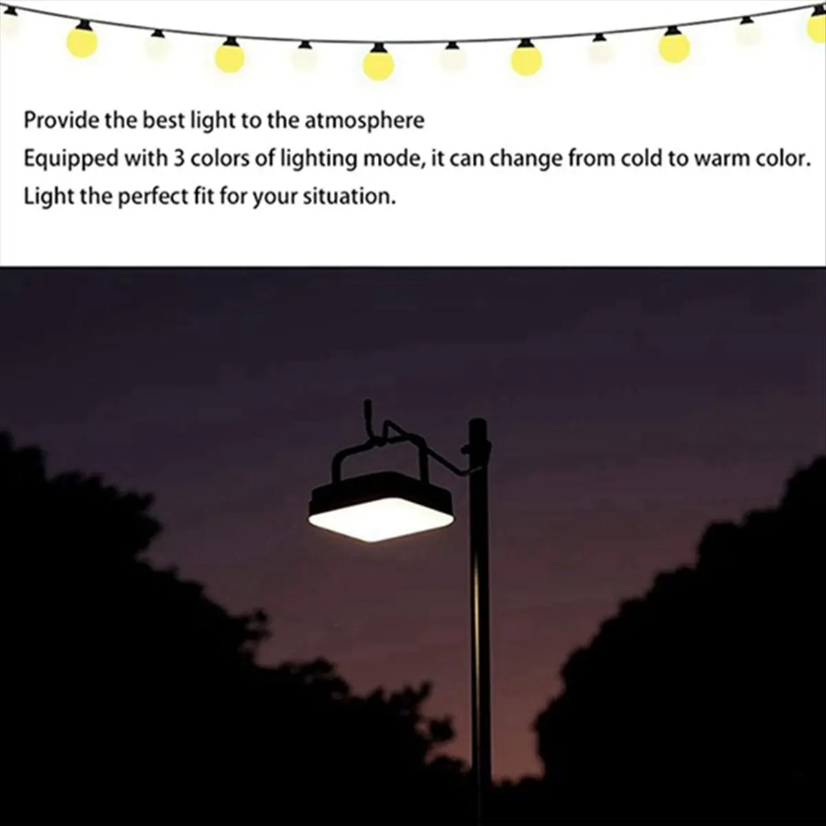ABMO LED Camping Lantern Rechargeable 1000LM, 13500mAh Portable Waterproof Tent Light for Power Outages, Emergency, Hiking