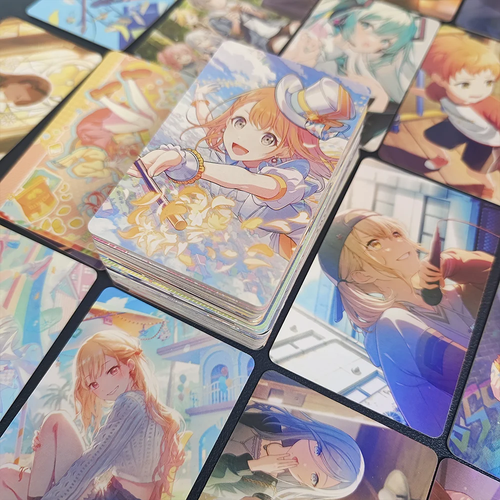 

Project Sekai Complete Set Laser lomo Card Anime Cosplay for fans 50Pc/set