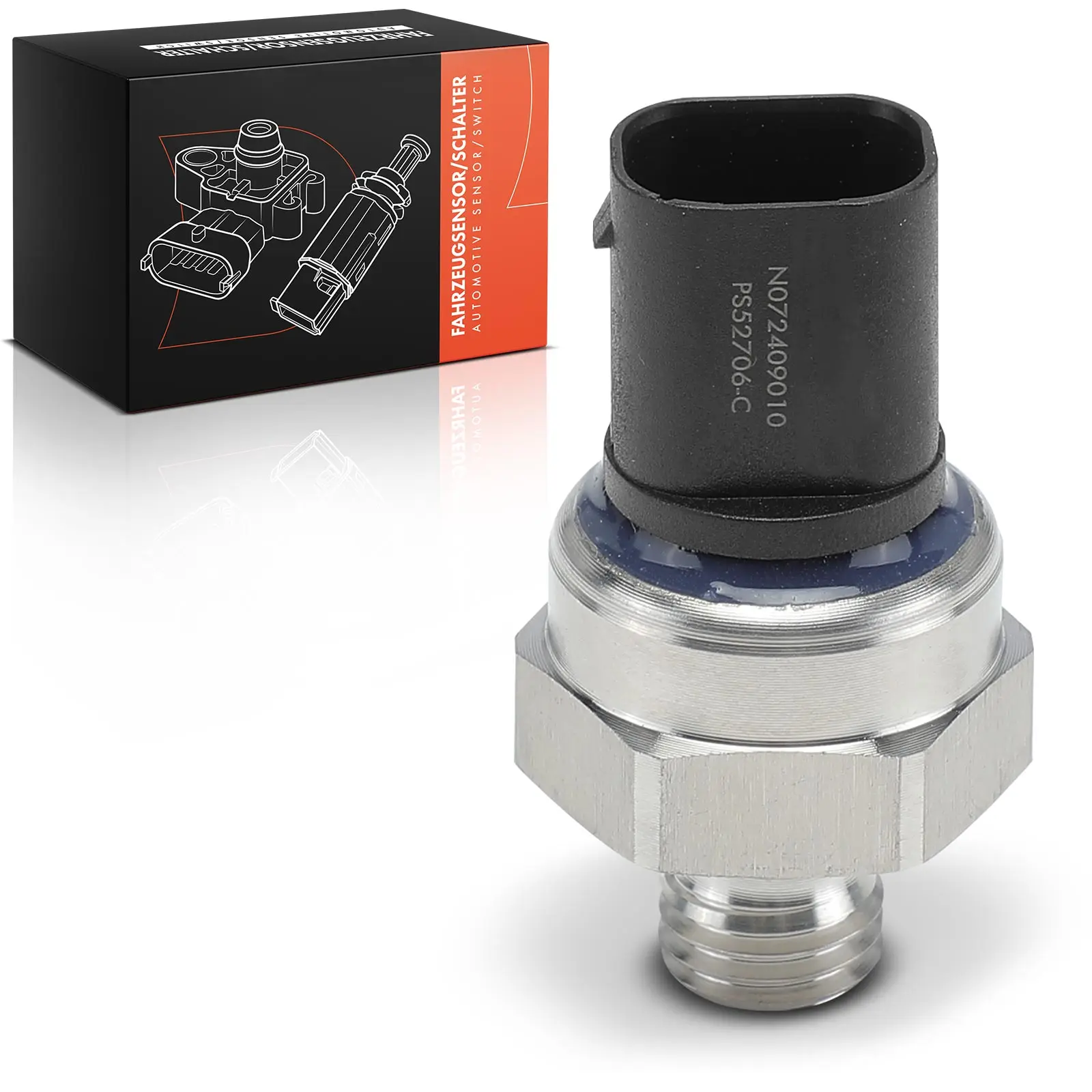 Frankberg 1x Uitlaatdruksensor voor Mercedes-Benz A-Klasse B-Klasse C-Klasse W205 2008-2014 A0091535228 A0009052706 81CP5801