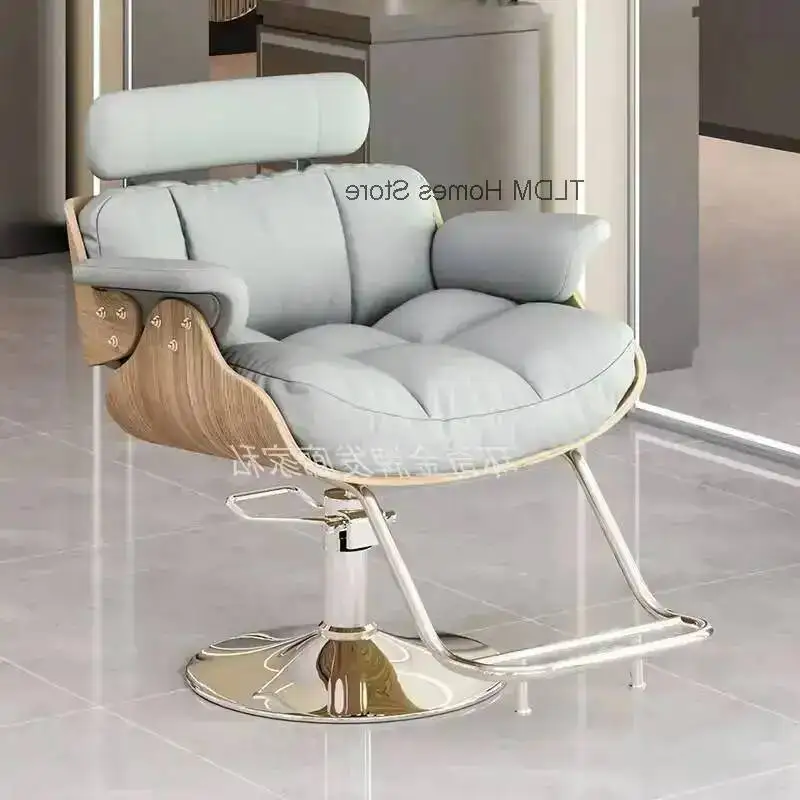 Barber Chairs Premium Unique Simple Minimalist Salon Chairs Space Creative Luxury Friseurstuhl Salon Modern Furniture Saving