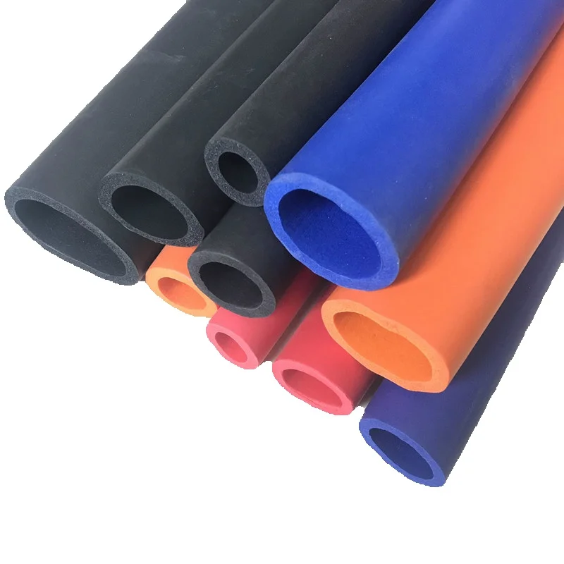 NBR Sponge Tube Casing, Smooth Surface, High Density, Fitness Equipment, Car Accessories, Wear Resistance, Tear Resistance