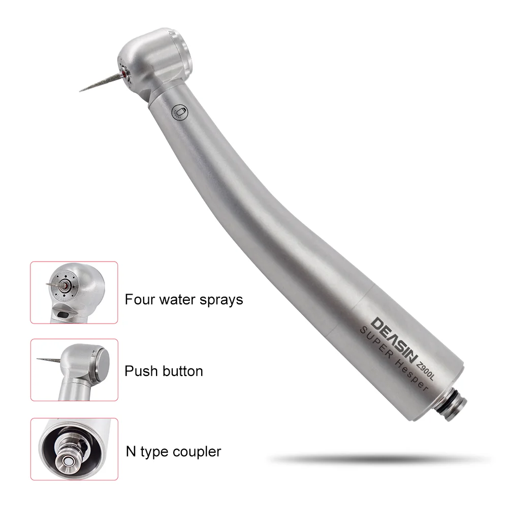 

Dental High Speed Air Turbine Fiber Optic Handpiece For NSK Coupler Standard Head Z900L Dentistry Tools Compatible DEASIN