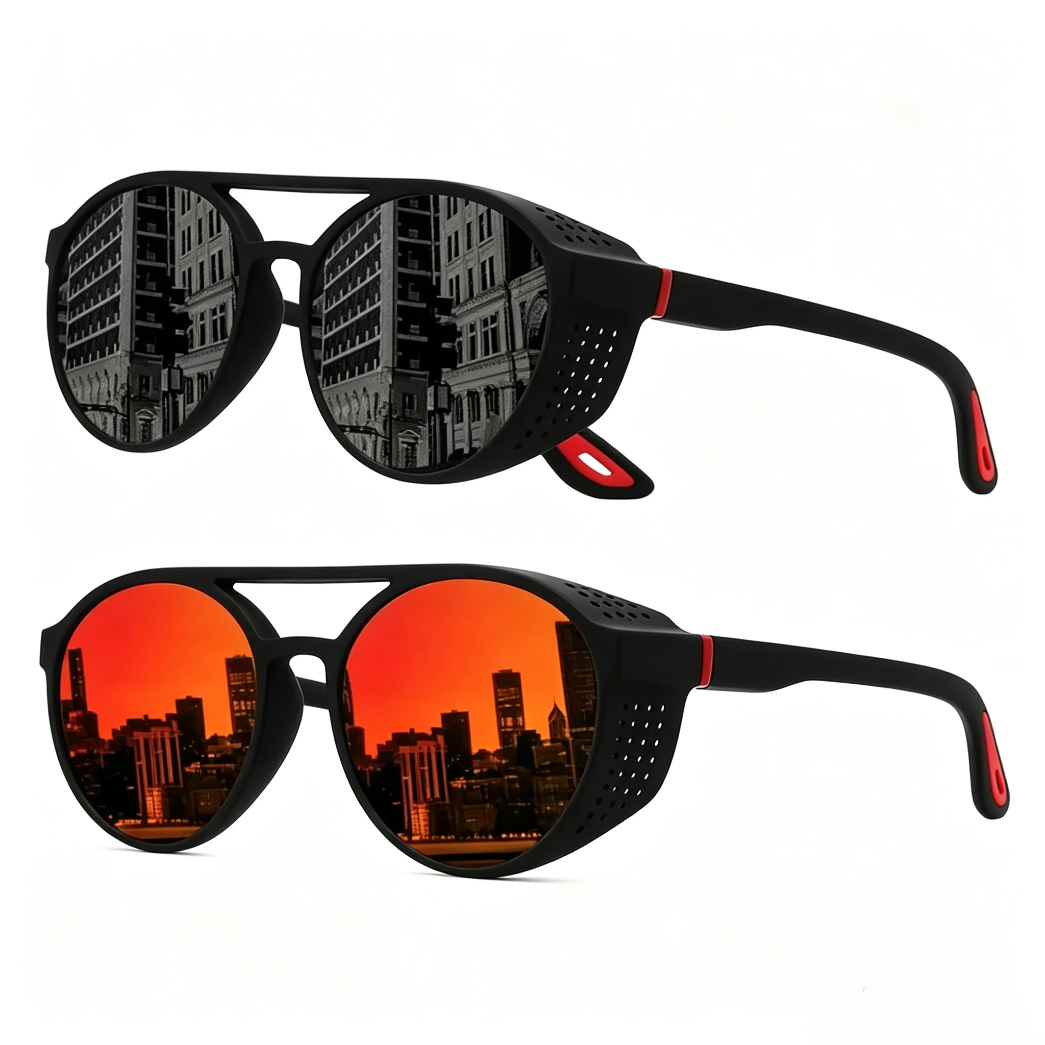 1PCS Professional Sports Sunglasses - Polarized Windproof UV400 for Cycling Running Outdoor Enthusiasts UV400 Glasses