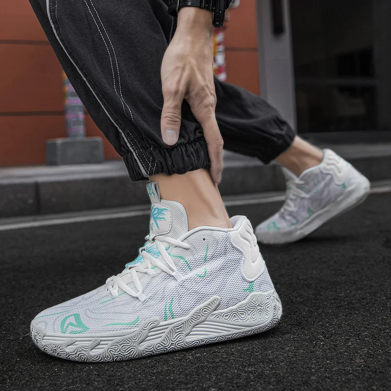 

Basketball Shoes Training Outdoor Sports Basketball Sneakers Wear-resistant New Men‘s Colorful Breathable Comfortable Sneakers