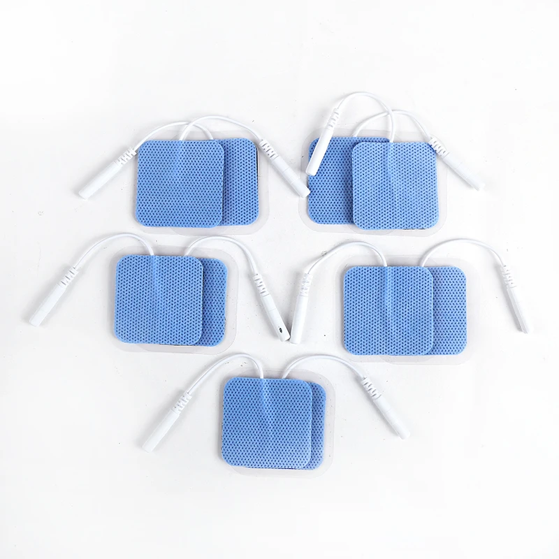 Bulk Pack 30/50/100pcs 4x4cm Reusable TENS Acupuncture Self-Adhesive Gel Electrode Pads for Digital Massage Physiotherapy Device - view 5