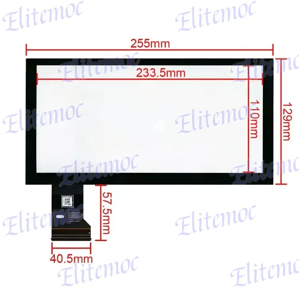 Digitalizador de pantalla táctil LCD de 10,1 "LA101WH1 para tablero de navegación de Radio de coche Audi Q3