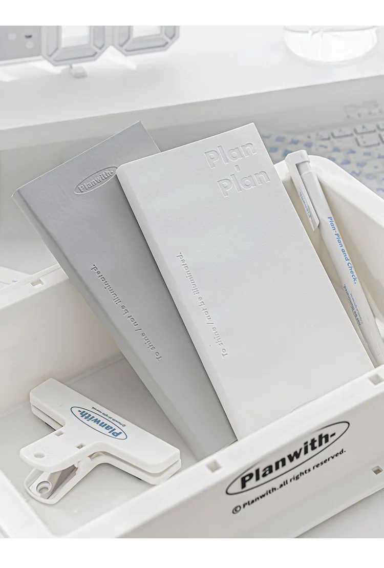 Planwith Kawaii-Notizbuch, Tagesplaner, tragbar, PU, weicher Einband, Agenda, Arbeitszeit, Plan, Zeitplan, selbst gefüllt, Datum, Lernen – Detail 19
