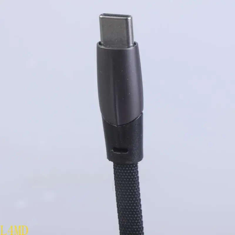L4MD 90 Degree Type C PD65W Charging Cable For Smartphones Tablets Laptops And Gaming Devices