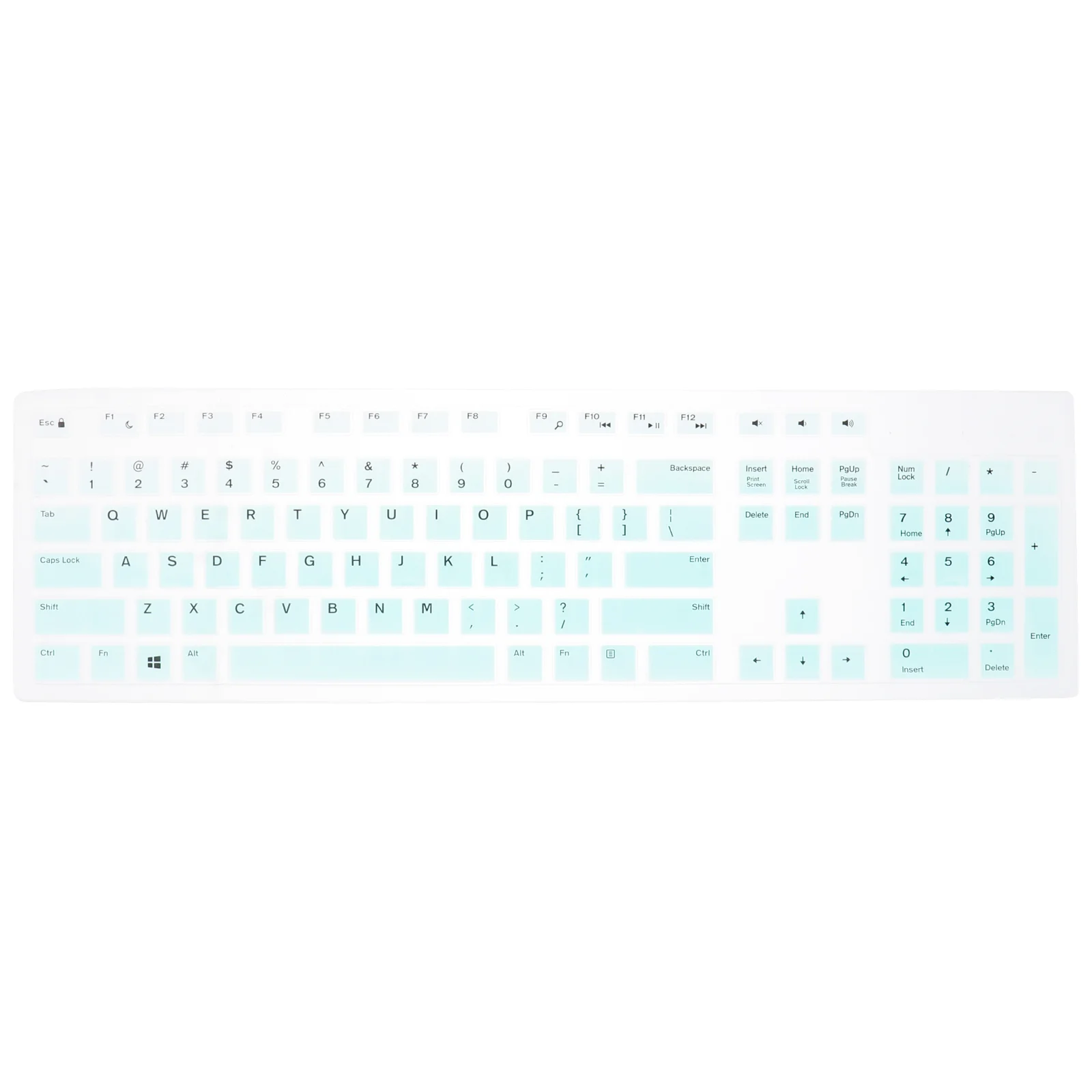 Protective Cover for Keyboard Protector Film Green Silica Gel Notebook Computer