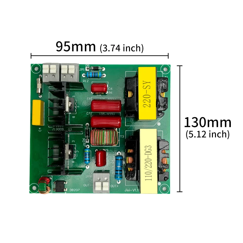 FanYingSonic 40KHz 150W Ultrasonic Cleaner Circuit Board Driver Transducer For Car Washer Washing Machine Generator