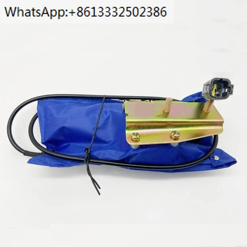 Be suitable   SY215 SY235 Flameout Motor Excavator Flameout Solenoid 24V Throttle Motor Engine Stop Motor