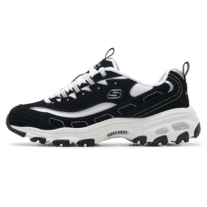 

Skechers Women's Shoes, Sports Shoes, Casual Shoes, Thick-Soled Dad Shoes, Trendyy and Fashionable Versatile Mesh Breathable Panda Shoes 11930-Bkw