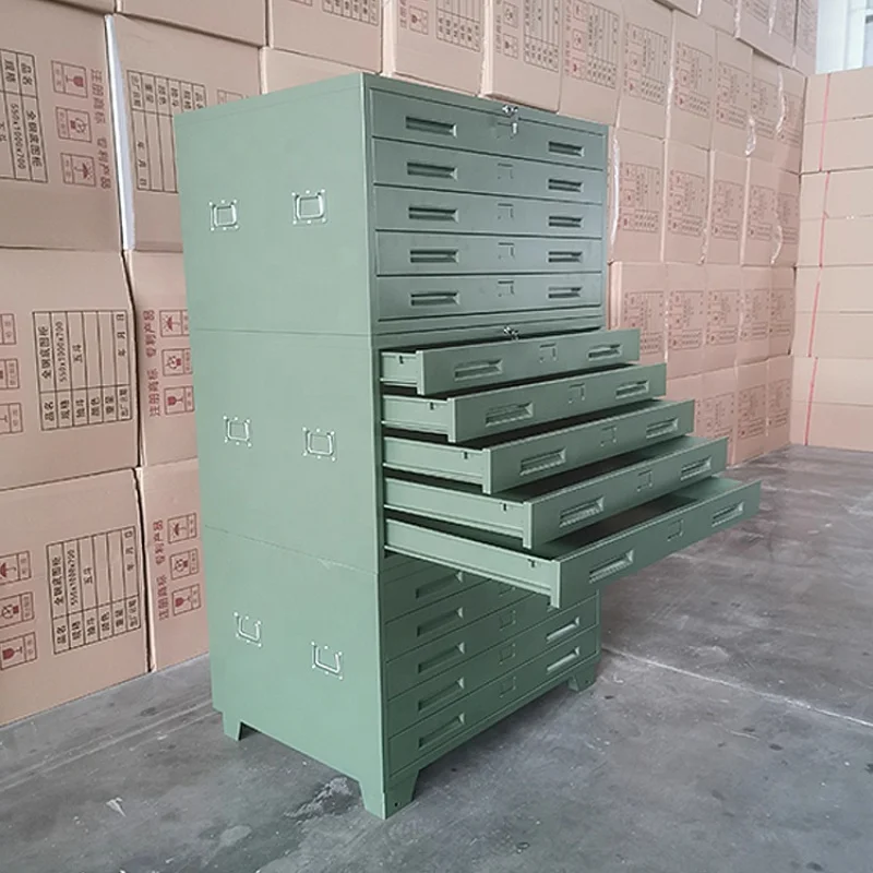 custom.A1 Size Modern Design Metal Drawing Filing Storage Cabinets With 5 Drawers Home Office Workshop Hospital Supermarket