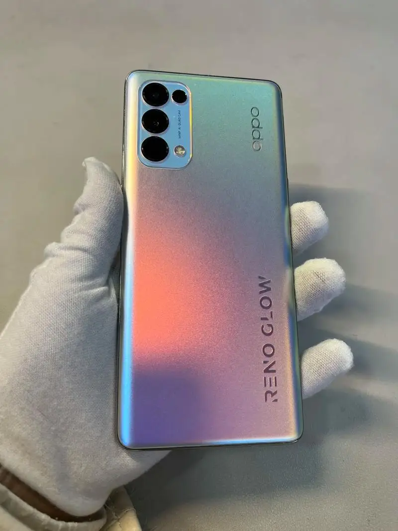 هاتف oppo Reno5 pro+ 5G الذكي Android CPU Qualcomm Snapdragon 865 شاشة 6.55 بوصة 2400x1080px 4500mAh هاتف مستعمل