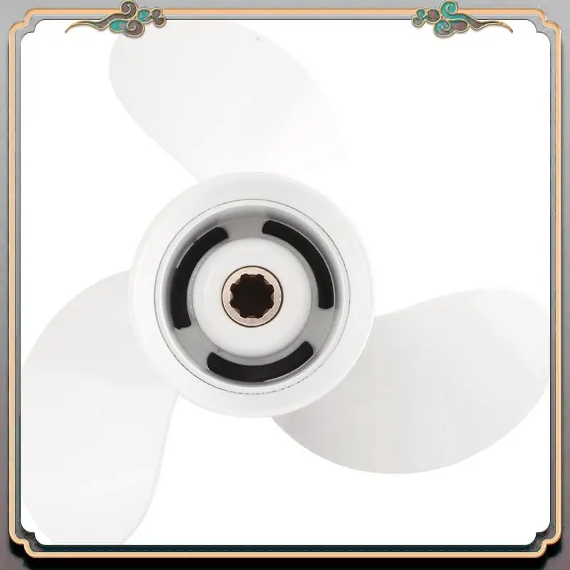 Reliable-9 1/4 X 9-J New Aluminum Alloy 3 Blade Outboard Propeller For Yamaha 9.9-15Hp