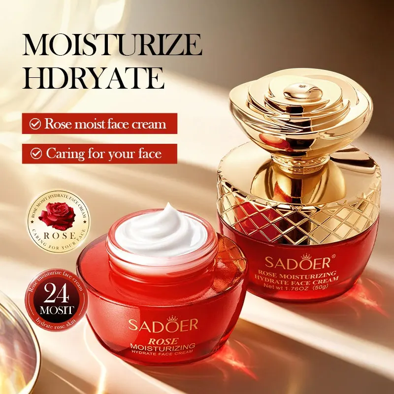 Rose Moisturizing Moisturizing Cream Moisturizing Skin Rejuvenation Plant Rose Cream