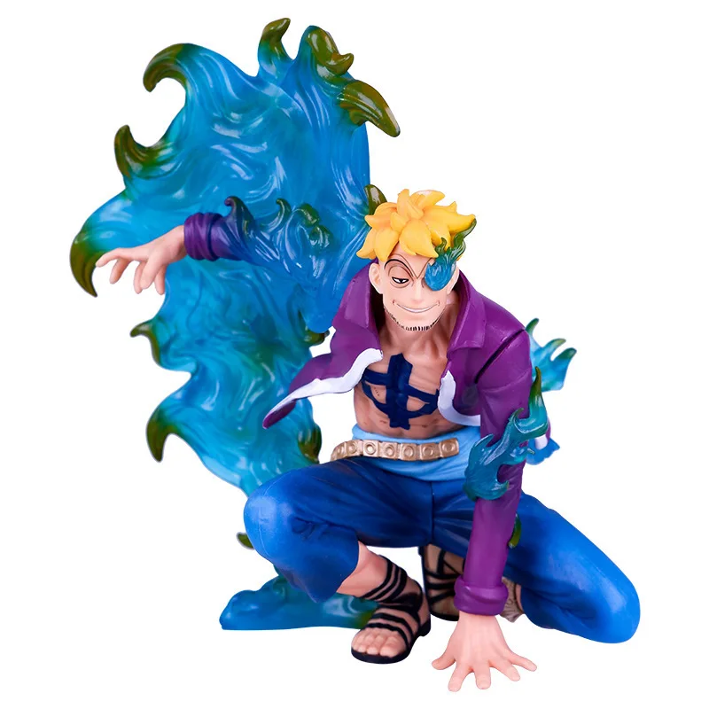 One Piece 19CM Marco Anime Figures Immortal Birds Figurka Pvc Gk Statue Doll Room Ornaments Collection Model Zabawki Dla Dzieci Prezent