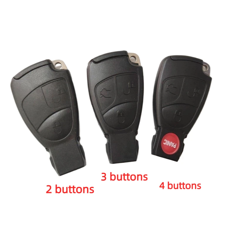 

Remote Car Key Shell Fob Case For Mercedes Benz B C E S ML S SL SLK CLK CL Class AMG W203 W204 W210 W211 W212 No logo