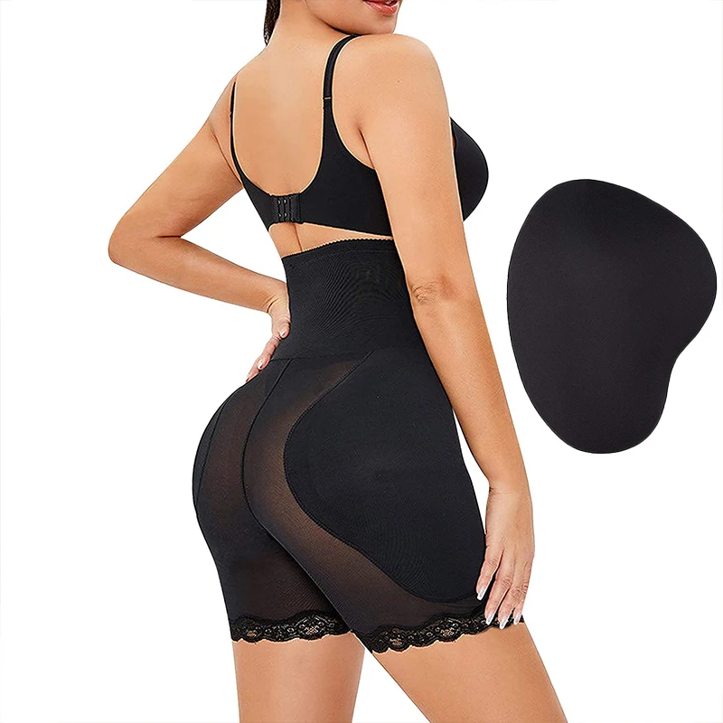 Wome's Buttock Sheath Stomach Shaper Body Shaper Butt Lifter Padded Hip Enhancer Seamless Underwear Hi-Waist Sake Buttock Short