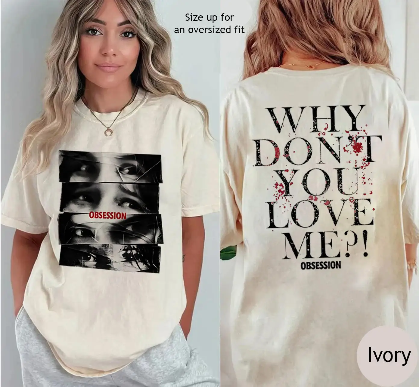 Why Dont You Love Me Comfort Colors Shirt, Obssesion Movie Shirt, Horror Movie Tee, Frowning Nikki Shirt, Halloween Gift