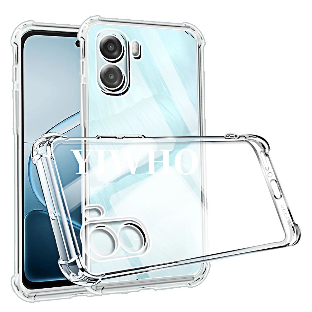 Transparent Phone Case for Oppo A6X 4G 5G A6 Pro Clear Soft TPU Back Cover for Oppo A 6 X A6Pro  Protective Camera Shell