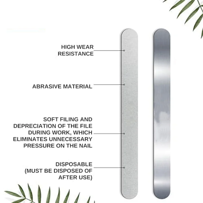 ABMK Tavole smerigliate sostituibili per manicure russa professionale, per salone, 50 pezzi + 1 set di tavole metalliche riutilizzabili per unghie staccabili e incollabili