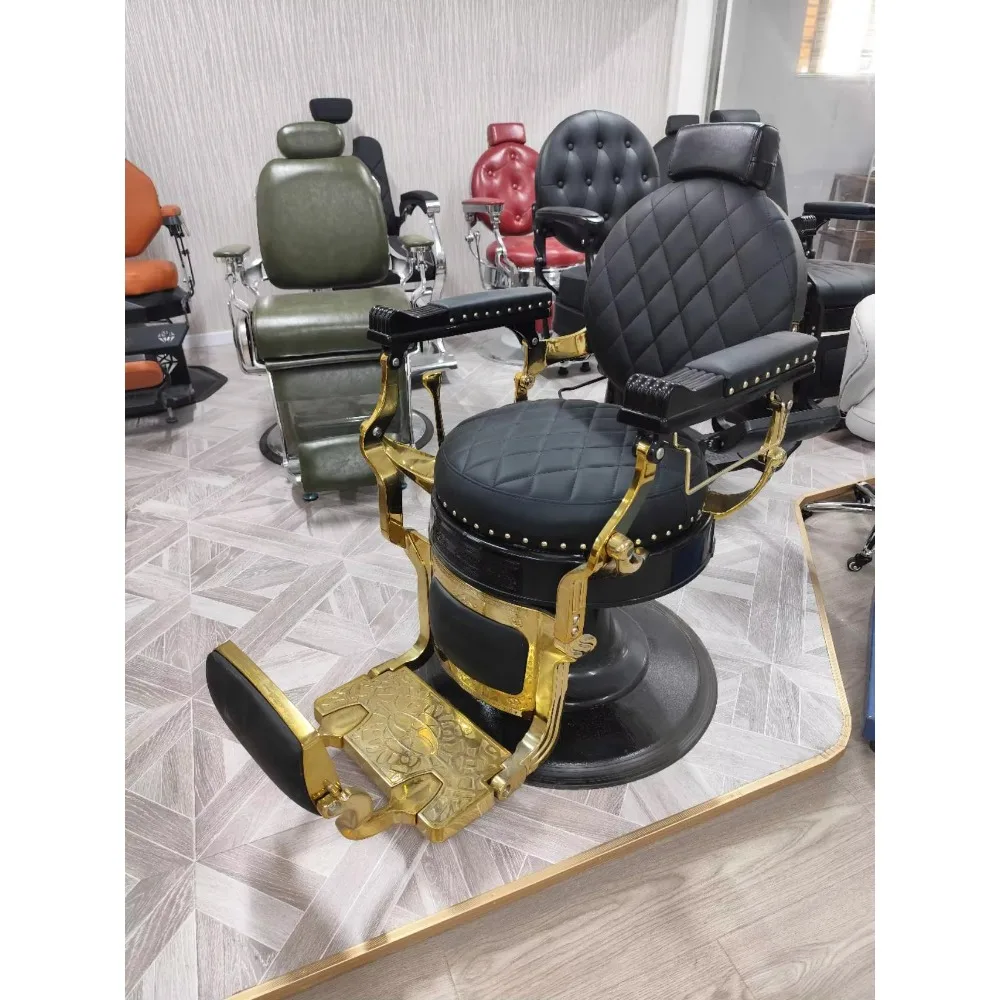 

Прочное гидравлическое парикмахерское кресло с поворотом на 360° ° Вращающееся кресло с регулировкой высоты, для профессионального использования в парикмахерских и барбершопах