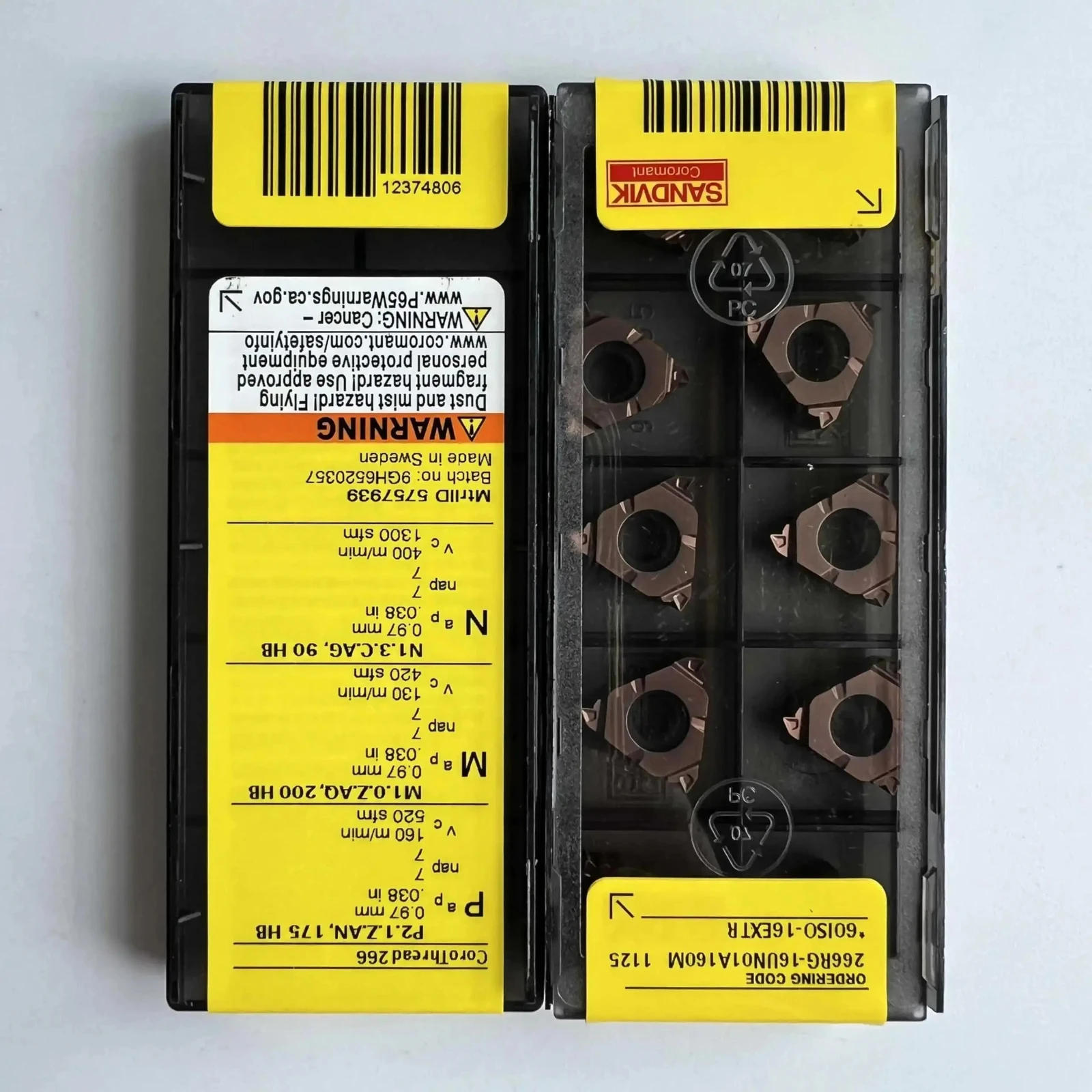 

266RG-16UN01A160M 1125 /Original genuine CNC alloy blade 10 PCS