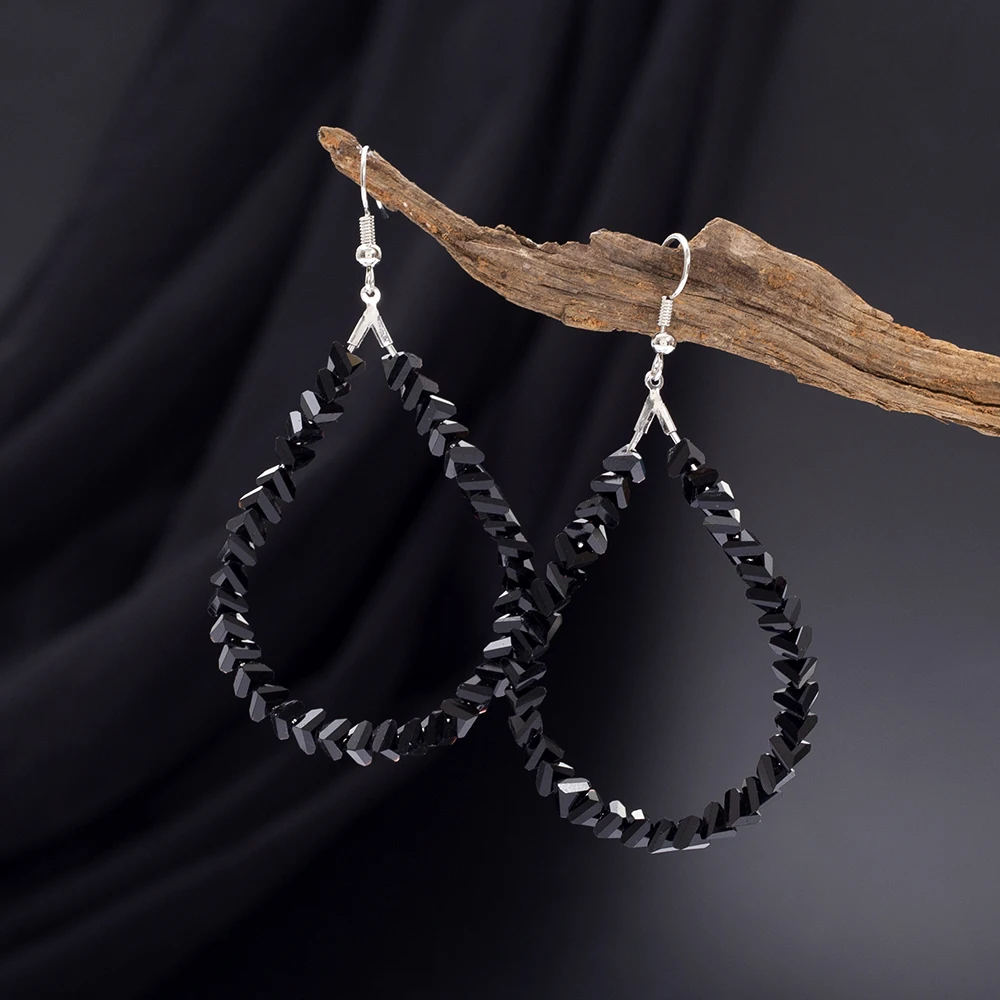 Neue handgefertigte Perlen-Ohrringe in Tropfenform für Damen, Vintage-Luxus, Imitationskristall, elegant, Trend 2026, für Urlaub und Alltag, Schmuck – Detail 16