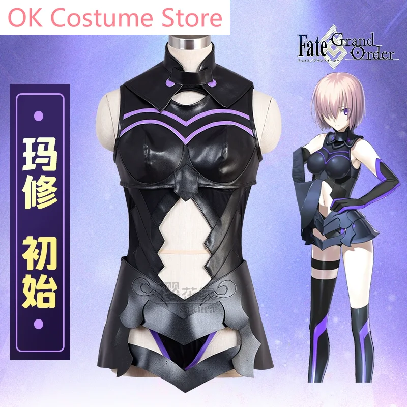 Fate/grand Order Mash Kyrielight Initial Cosplay Costume Cos Game Anime Party Uniform Hallowen Play Role Clothes Clothing