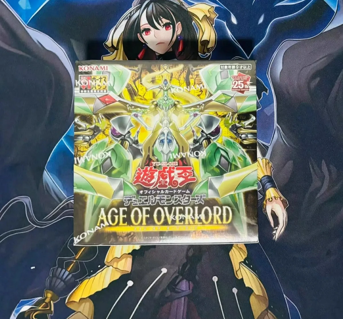 

Yugioh KONAMI Duel Monsters OCG 25th Quarter Century AGE OF OVERLORD AGOV Japanese Collection Sealed Booster Box