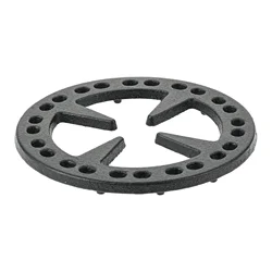 5In Cast Iron Gas Ring Reducer Flat Pot Rack fit Turkish Coffee Pot Support Ring for Espresso Maker Coffee Moka Gas Stove Cooker