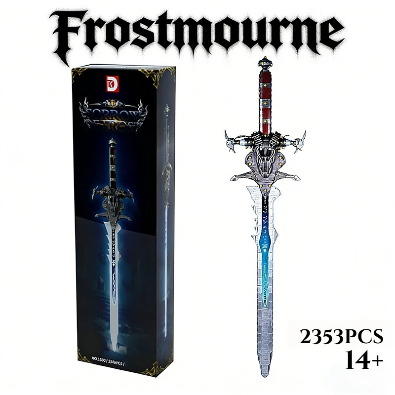 2353 قطعة الإبداعية Arthas الموت فارس السيف Frostmourne اللبنات البناء الطوب لعبة هدية للأطفال الكبار #1