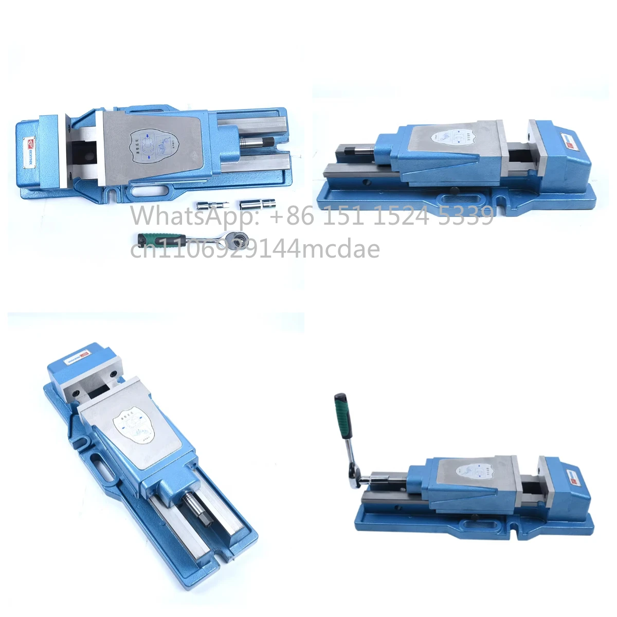 2026 new built-in mechanical double force pressurized vice cnc precision flat mouth hydraulic vice MP-6 4 inch 5 inch 8 inch