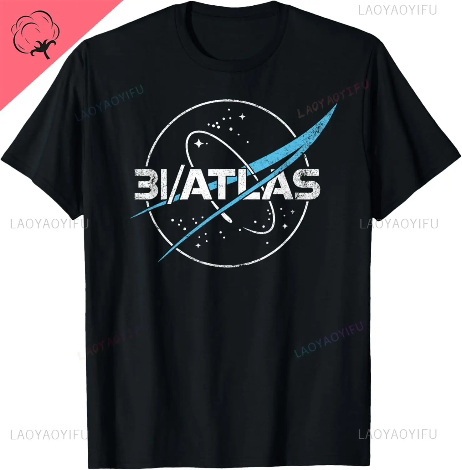 Interstellar Alien Comet 3i/Atlas Funny Astronomy T-Shirt Breathable and Comfortable Cotton Tee Vintage T Shirt Camisas