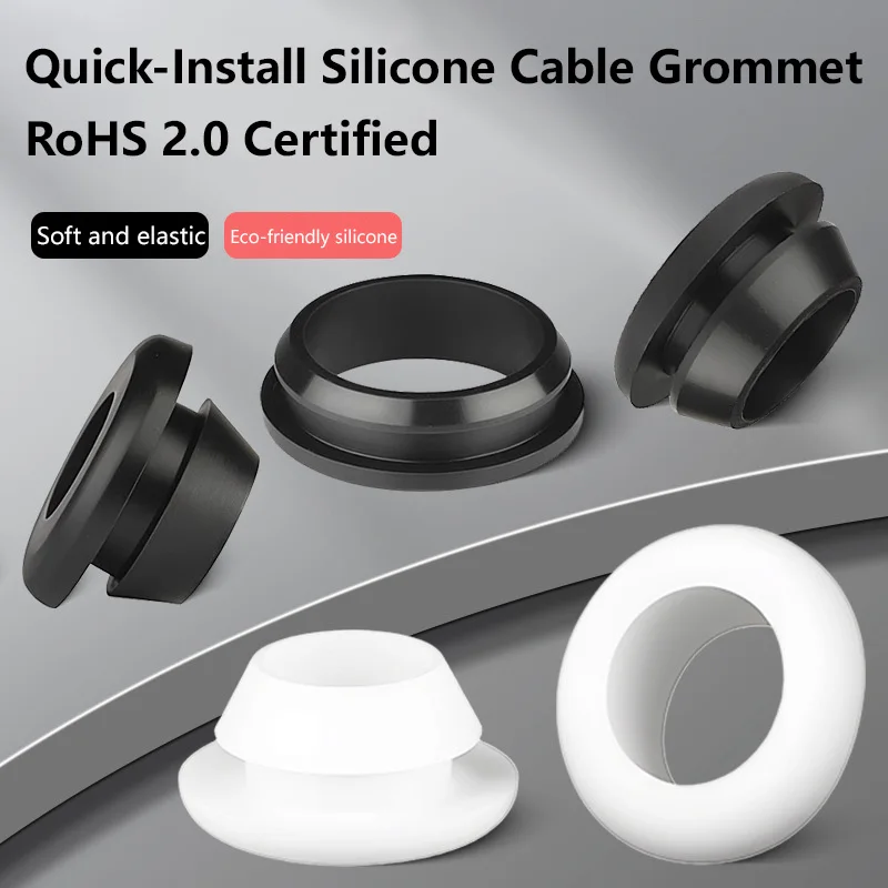Rubber Grommet Assortment Kit Cable Wire Protector Anti Friction Hole Plug Seal Gasket Rings For Plumbing Wire Installation